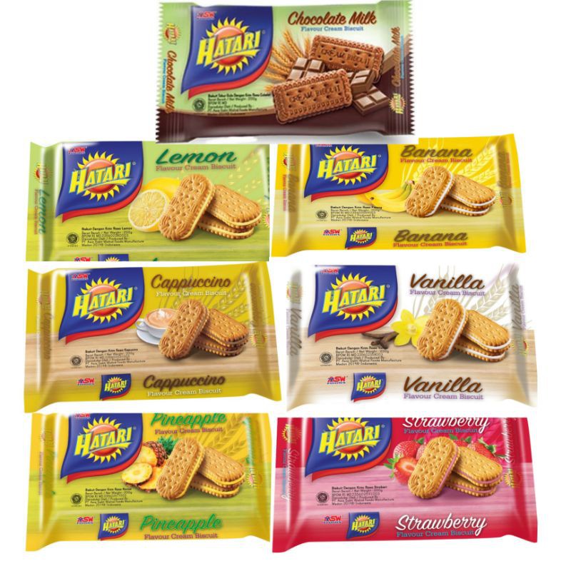 

HATARI CREAM BISCUIT 200G ALL VARIANT /PCS