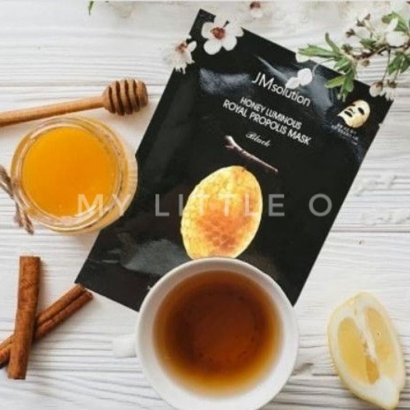 JM Solution Honey Luminous Royal Propolis Sheetmask ♡ Masker Wajah Sheetmask Korea ♡ Skincare BPOM