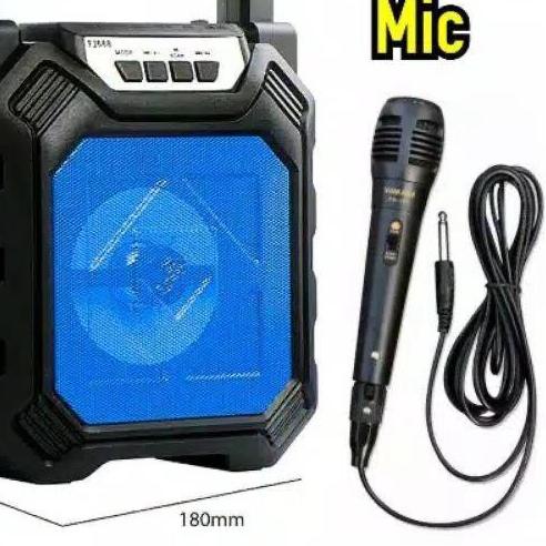 ☄ (YMG) SPEAKER BLUETOOTH PLUS MIC F668 SPEAKER WIRELESS PLUS MIC SPEAKER AKTIF ❋