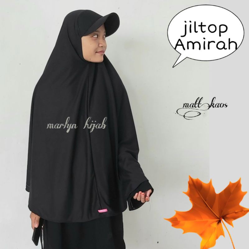jilbab topi SUPER JUMBO jilbab topi dewasa by marlynhijab