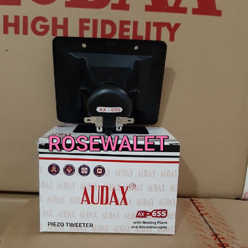 AUDAX AX 65 S HITAM TWEETER WALET ORIGINAL