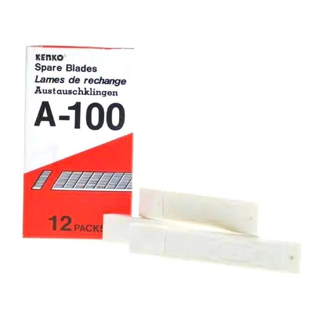 

Terlaris Isi Cutter / Mata Pisau Uk. Kecil Type A-100 Merk Kenko Isi 12 Tube Bergaransi