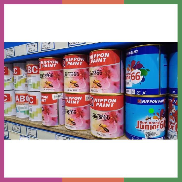 

Cat Minyak Kayu Besi Nippon Paint Bee Brand Junior 66 Super White