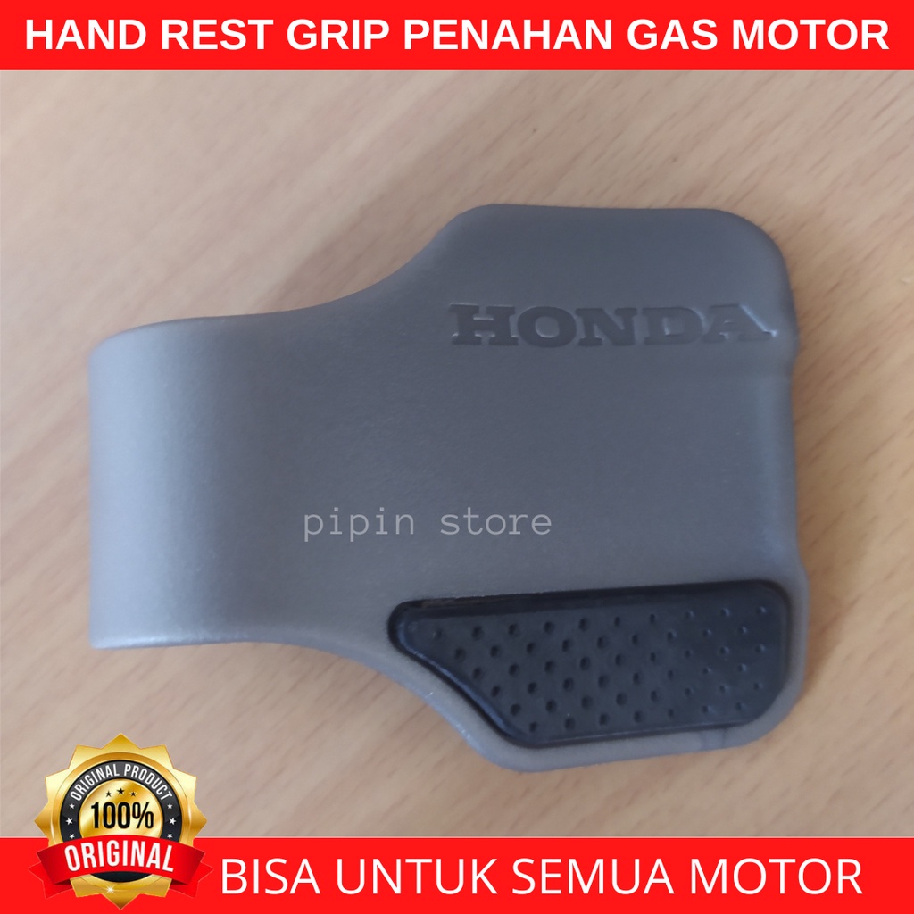 Hand Rest Grip Penahan Tahanan Gas Motor Honda Original AHM - Pegangan Sandaran Tangan Motor Vario Pcx Beat Scoopy Nmax Yamaha Asli