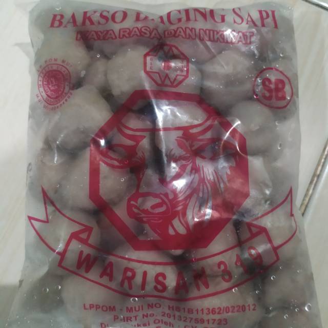 

Bakso sb merk warisan isi 50 pcs