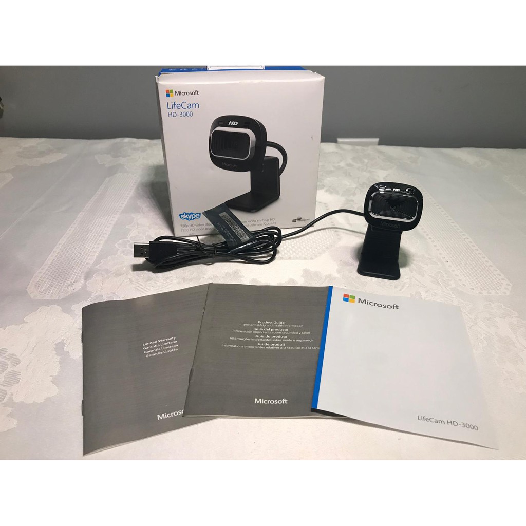 MICROSOFT LifeCam HD-3000 T3H-00014 Webcam Life Cam HD3000 T3H00014