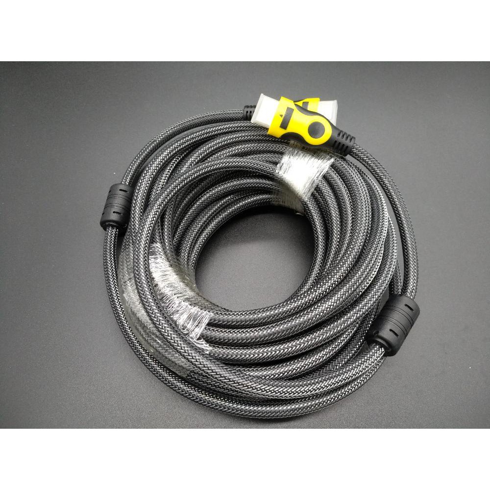 Kabel HDTV tebal 10m / cable HDTV to HDTV 10 meter bagus / Kabel HDTV male to HDTV male original