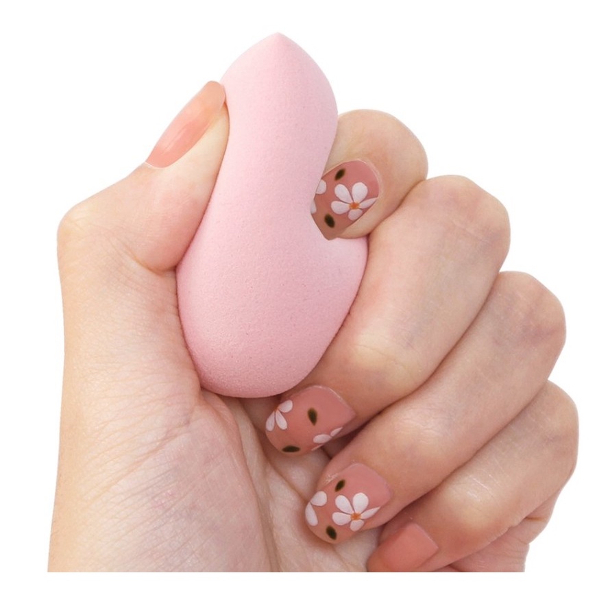 [3 Pcs Set Mix Color Makeup Sponge Blender] [Latex-Free Foundation Blending Sponge] [Cosmetic Puff For Applying Powder,Cream,Liquid]