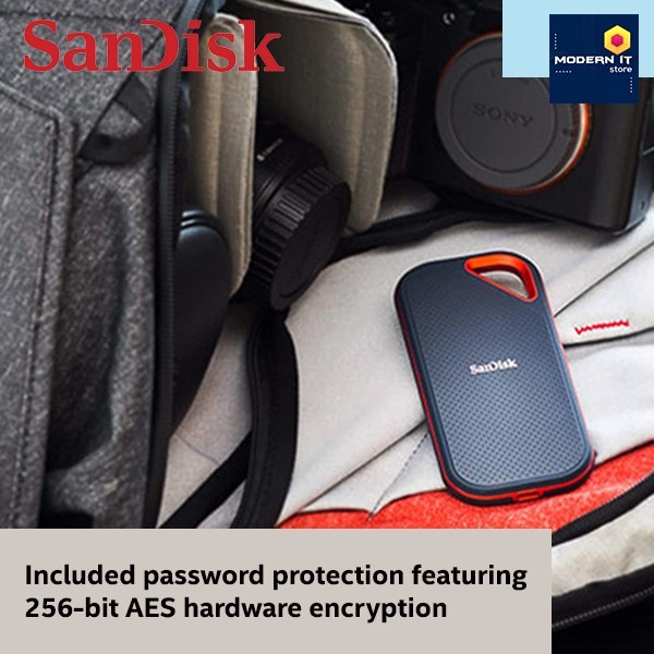 SanDisk SSD Portable Extreme Pro  High Speed 2TB USB up to 550 MB/s Garansi Resmi 5 Tahun