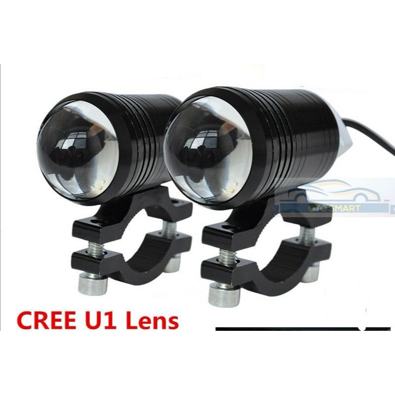 Lampu  Sorot Motor  Tembak LED Projie Projektor Headlight Cree U5 &amp; U1 Lumens 1200  Lampu  Motor