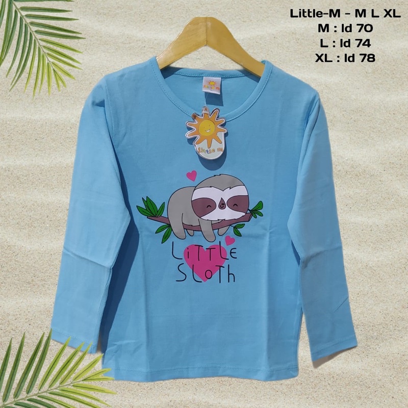 Kaos anak lengan panjang Little M