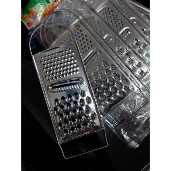 Parutan Keju Jumbo 3 in 1 - Parutan Buah Keju Sayur Grater Stainless Steel