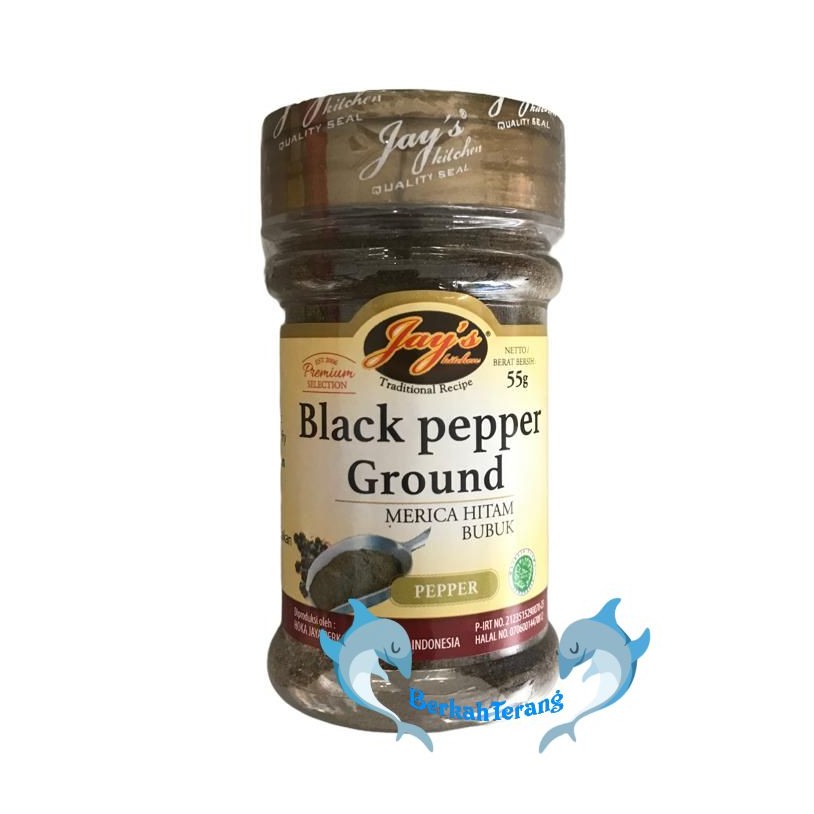 

JAY'S BLACK PEPPER GROUND 75gr / Merica hitam bubuk / Jays / jay's