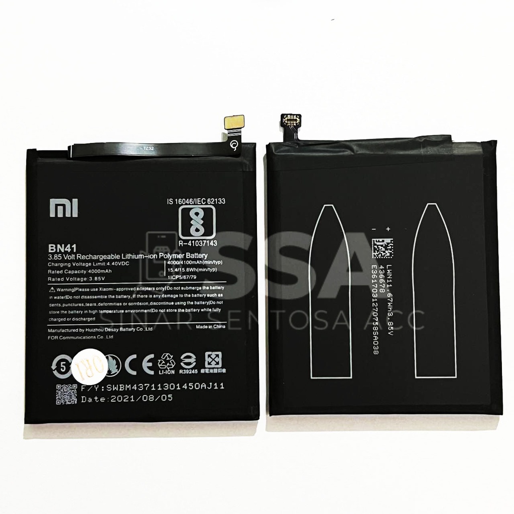 Baterai Original 100% BN41 Xiaomi Redmi Note 4 4x BN41 BN 41 Batre Batrai Xiao Mi Ori HP Garansi AWET MURAH