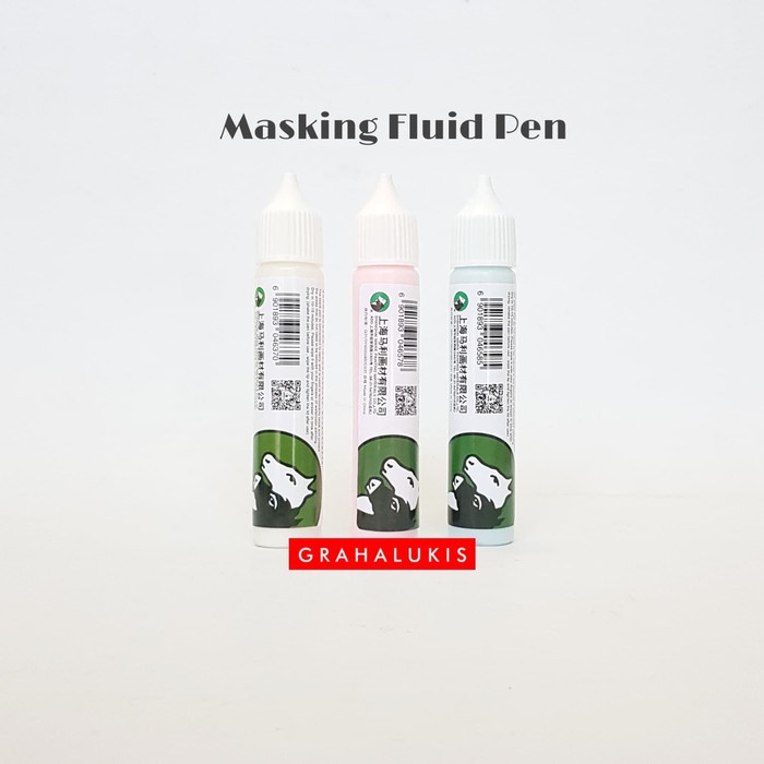 

air-cat- maries masking fluid pen mw-0030 - putih -cat-air.