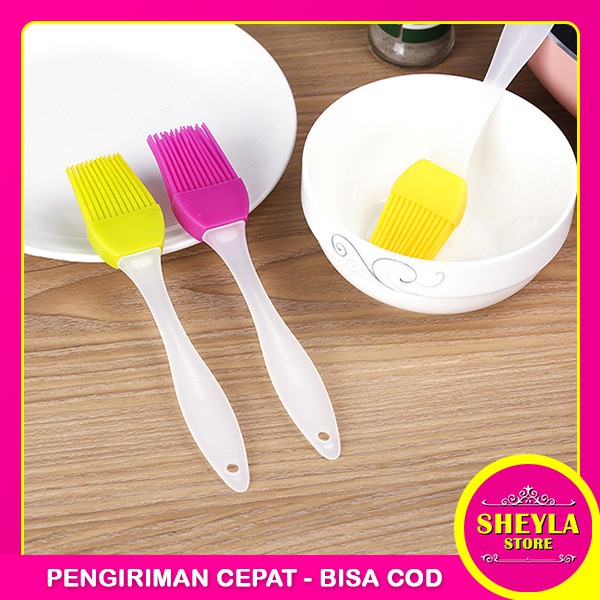 Kuas Roti / Kuas Mentega Barbeque / Silikon Food Brush Silicone Cake / TS-111