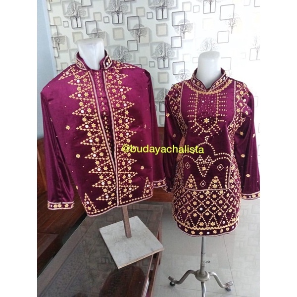 baju payet pengantin modern palembang