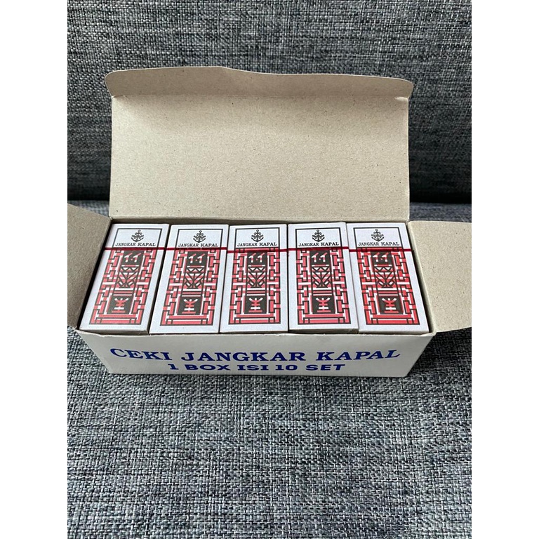 1box 10set Kartu Ceki NEW Jangkar Kapal Kertas Koa bukan Kapal Ferry Sinar Rejeki