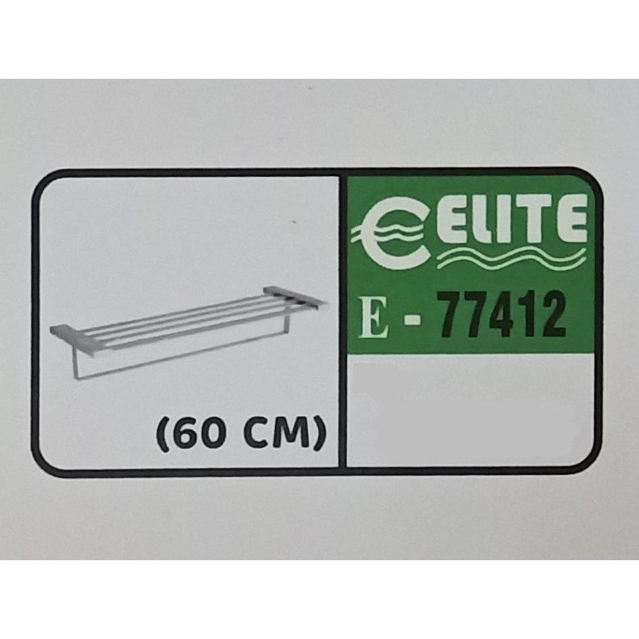 Gantungan Handuk Stainless Elite E77412 60cm Stainless Steel