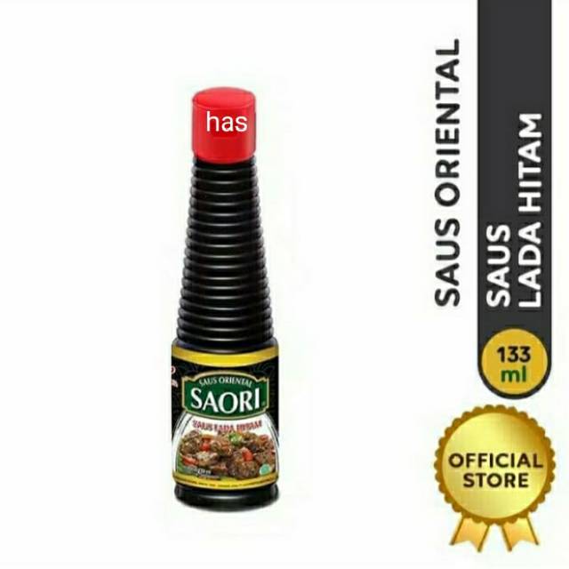 

Saori saus lada hitam 133 ml