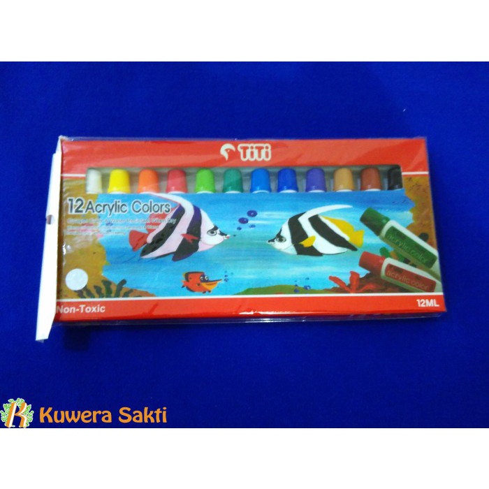 

Gilaa!!! Cat Acrylic Titi 12 Warna Diskon