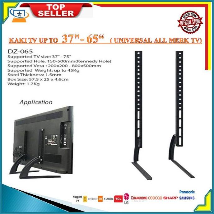 BREKET STAND BRACKET KAKI TV LED LCD MONITOR 37 INCH 43 65" UNIVERSAL