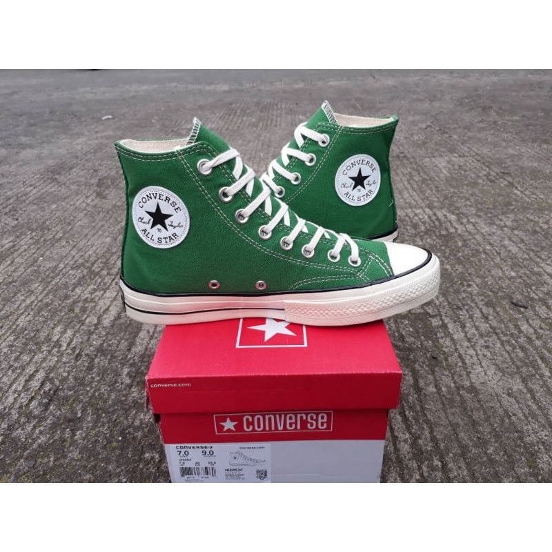 converse 70s green egret
