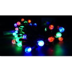 Lampu Hias LED 7 Varian Kabel Hitam Rainbow Lampu Natal TUMBLR