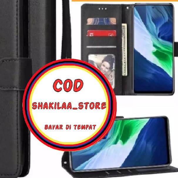 ✯ CASE FLIP CASE KULIT FOR INFINIX NOTE 10 / NOTE 10 PRO - CASING DOMPET-FLIP COVER LEATHER-SARUNG HP ♛