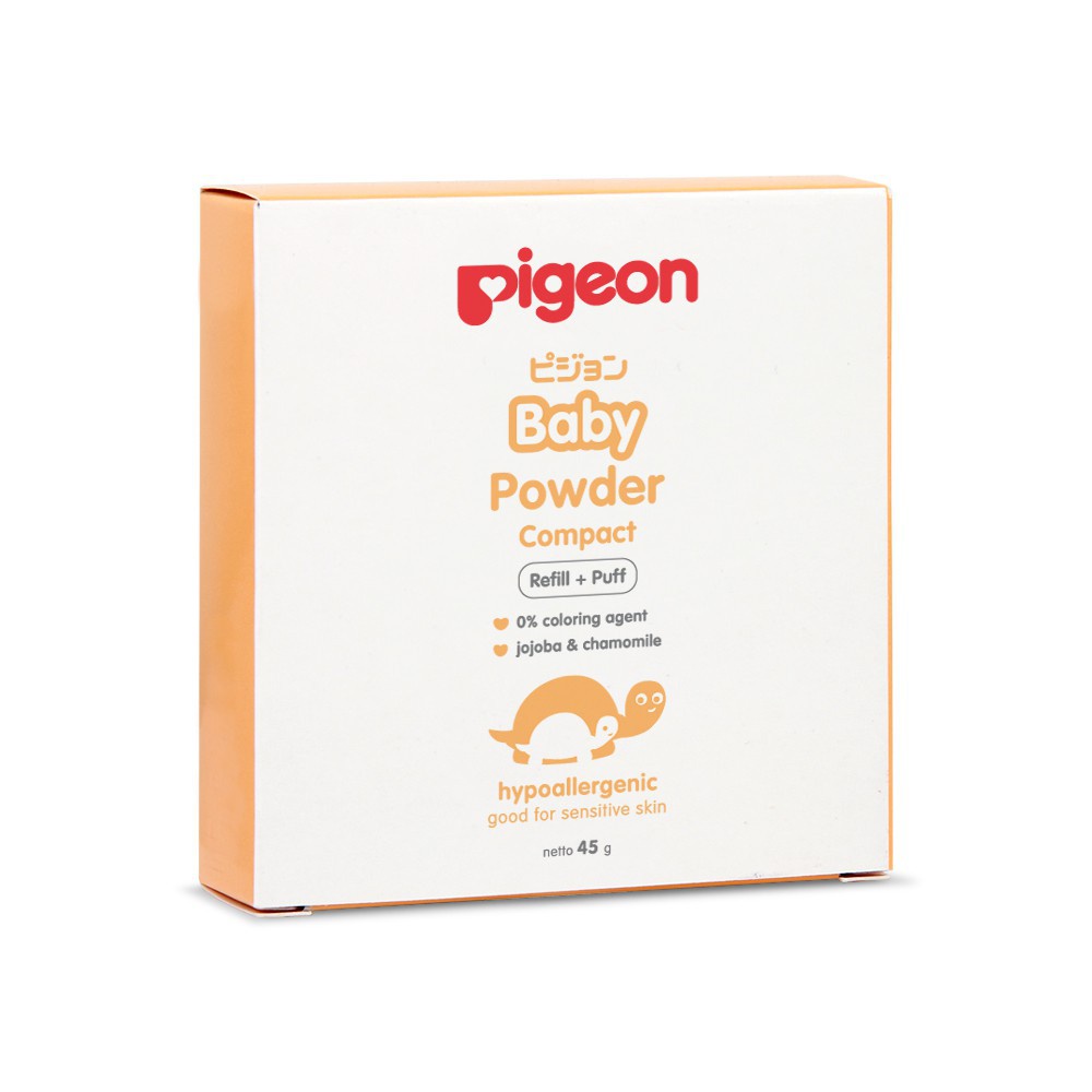 Pigeon Baby Powder Cake Compact Refill Chamomile 45 gr