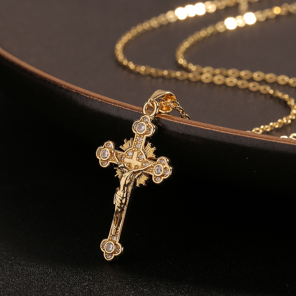 Baru agama ornamen wanita kata Dudukan liontin Yesus desain niche kalung kalung