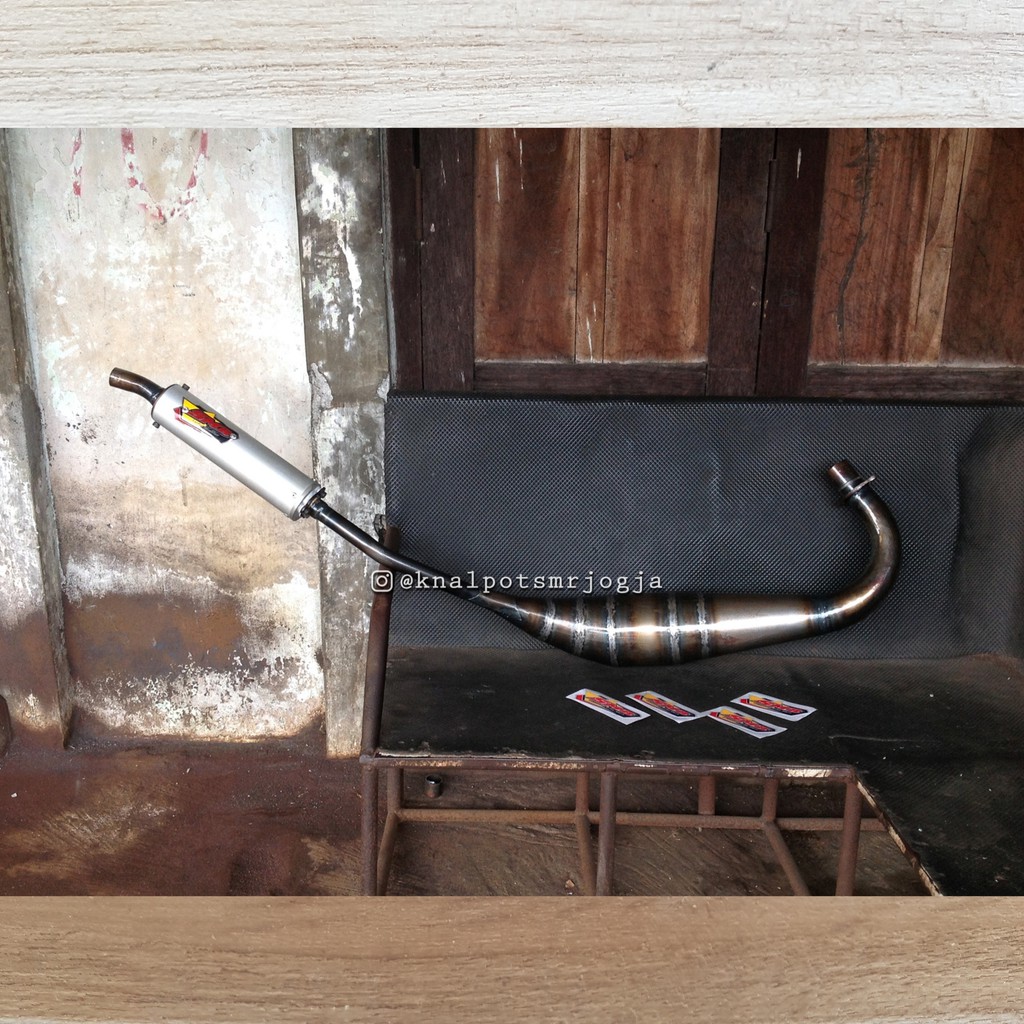 Knalpot Kolong Scorpio Satria 2tak SMR Jogja