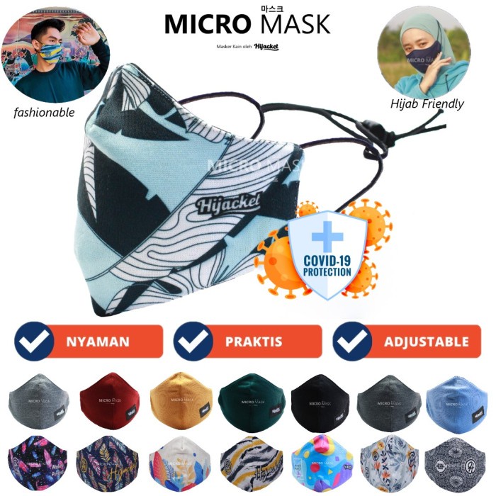 [Terlaris] [Shopee] Masker Pria Keren - Masker Kain Antivirus Premium Double Protection 4770FG