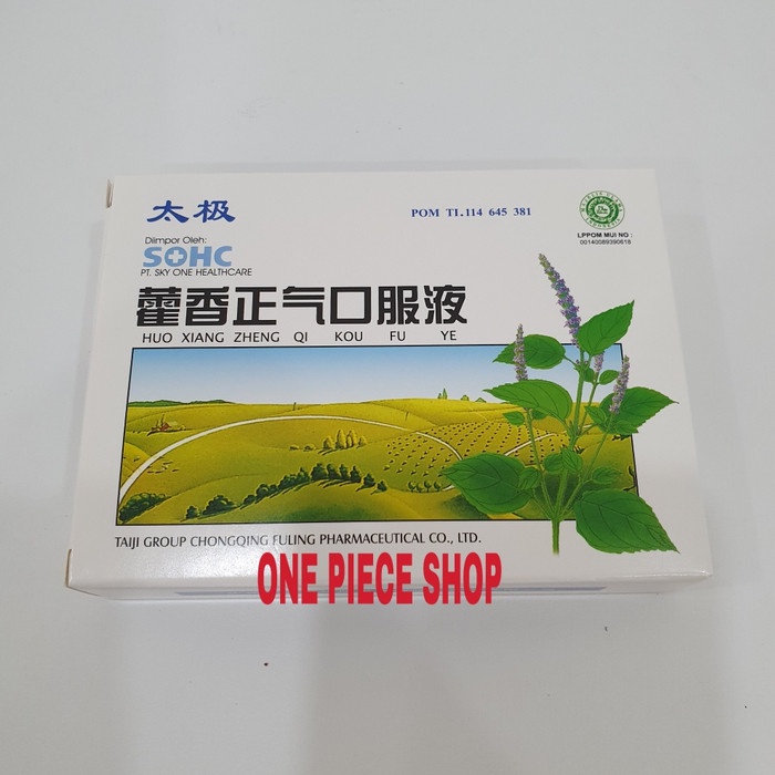 HUO XIANG ZHENG QI KOU FU YE ( SOHC TAI JI) ORIGINAL BPOM BERKASIAT