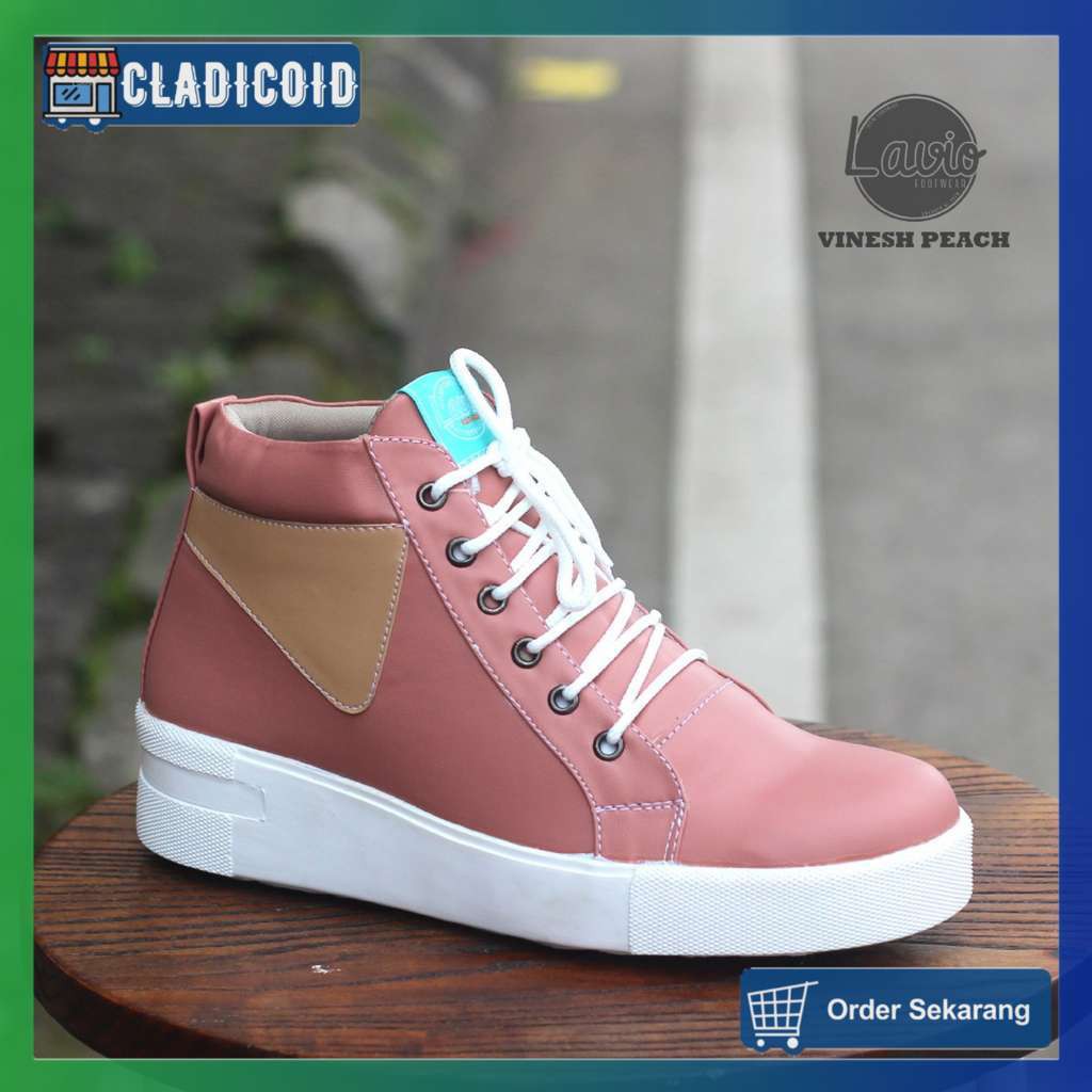 SEPATU SNEAKERS WANITA ORIGINAL MODEL STYLIST KUALITAS PREMIUM TERBARU DAN KEREN LAVIO VINESH MURAH