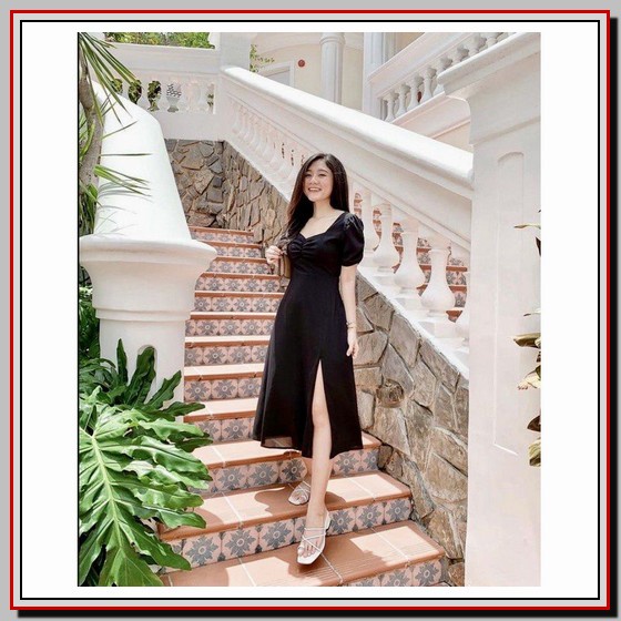 Baju Dress Pesta Natal Imlek Jumbo Xl Wanita Dewasa Murah Kekinian Ter Pc - Dress Modis / Party Dre