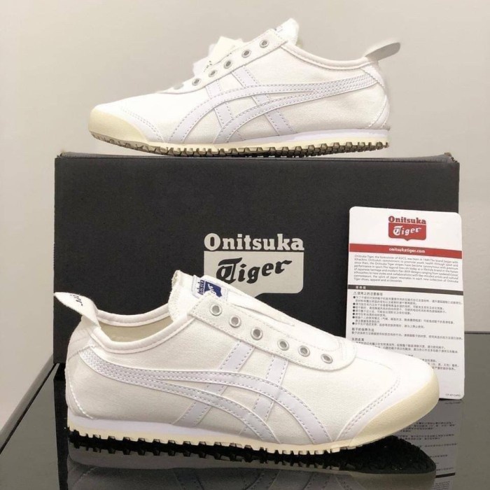 

Sepatu Onitsuka Tiger Mexico66 Original Slip On White Free Paperbag
