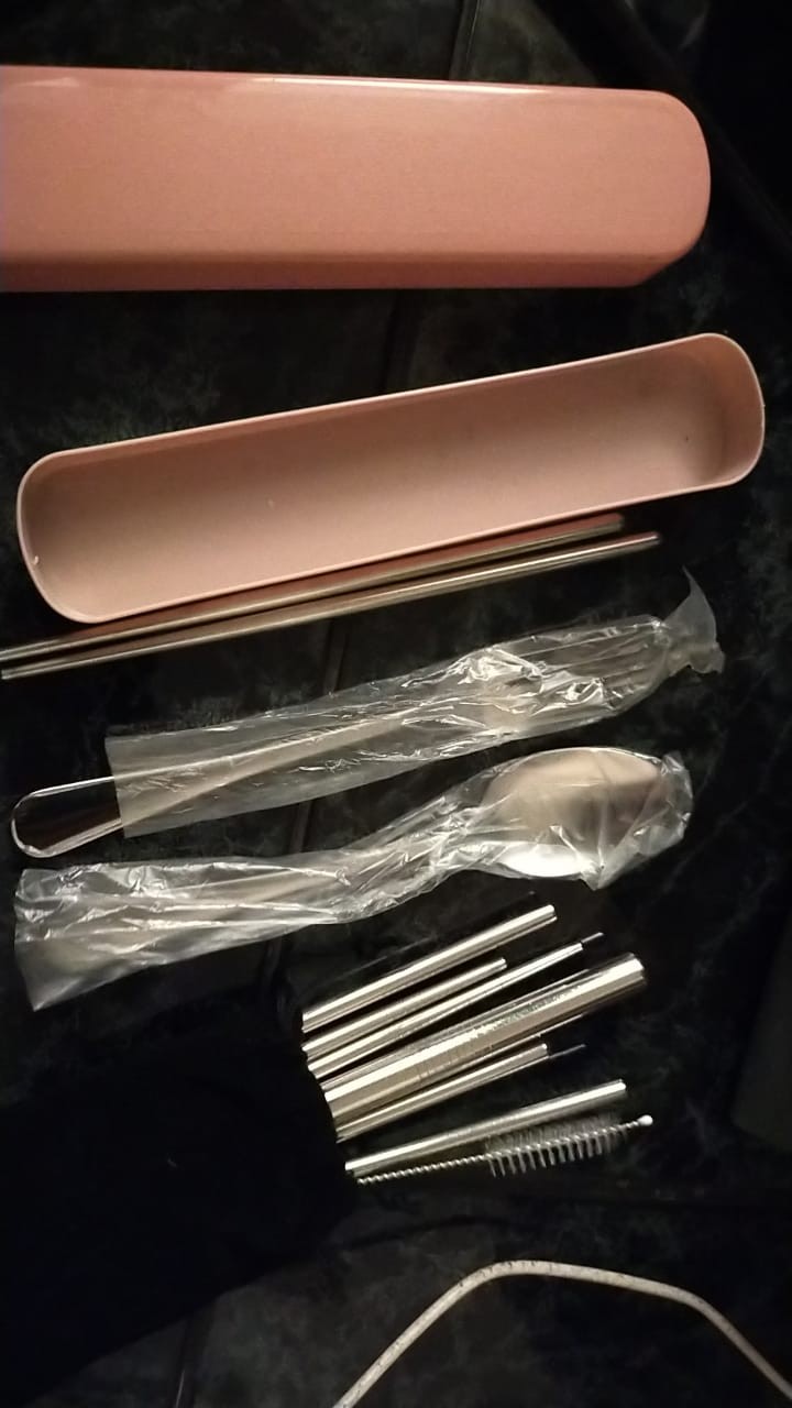 Set Sendok Garpu Sumpit Stainless Stell Tebal Food Grade Box