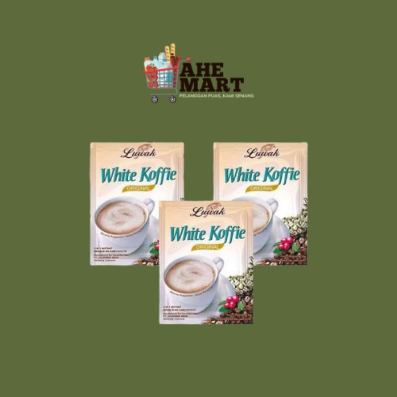 

Luwak white coffe koffie original / 5 sachet