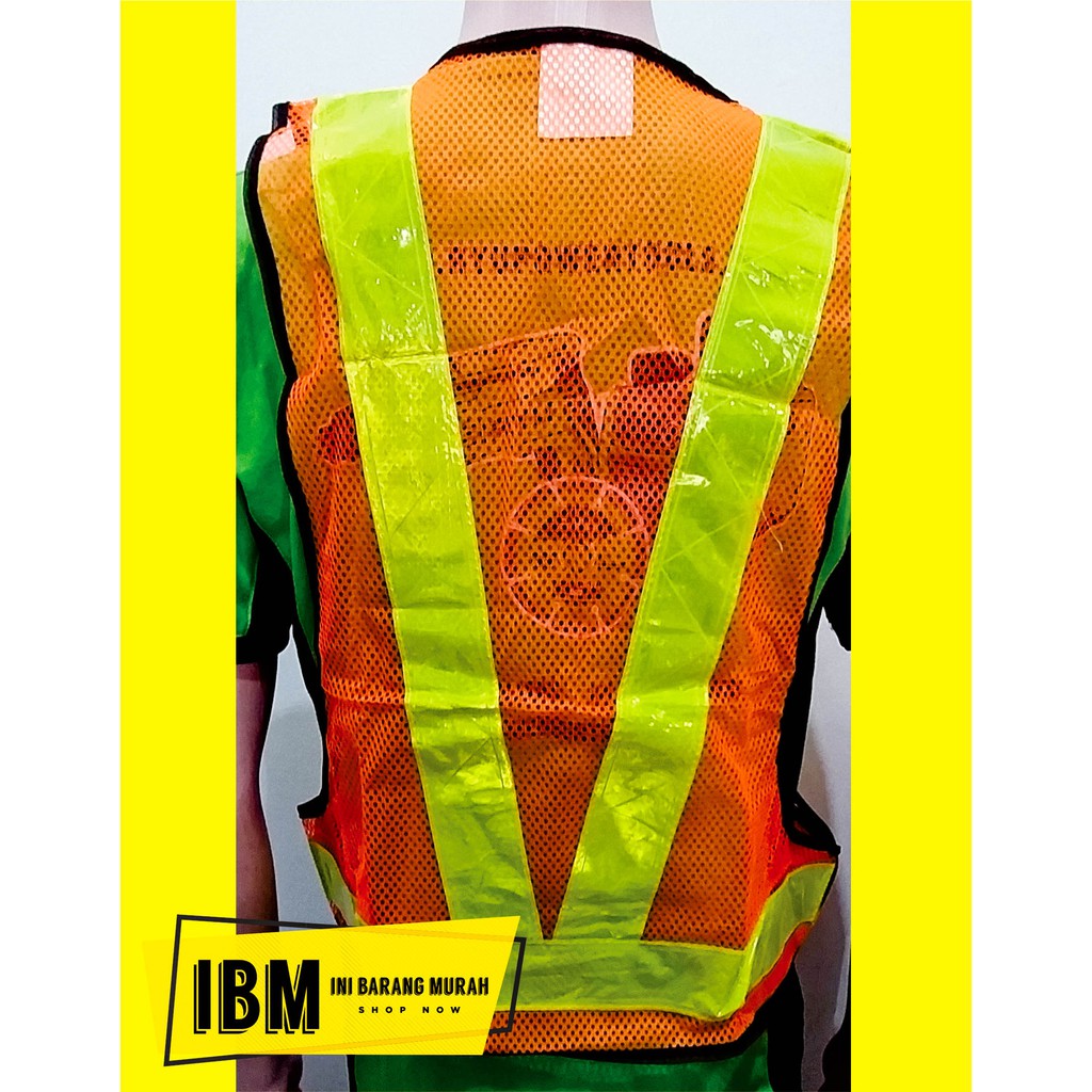 ROMPI JARING V SCOTLIGHT ORANGE / SAFETY VEST / ROMPI SAFETY