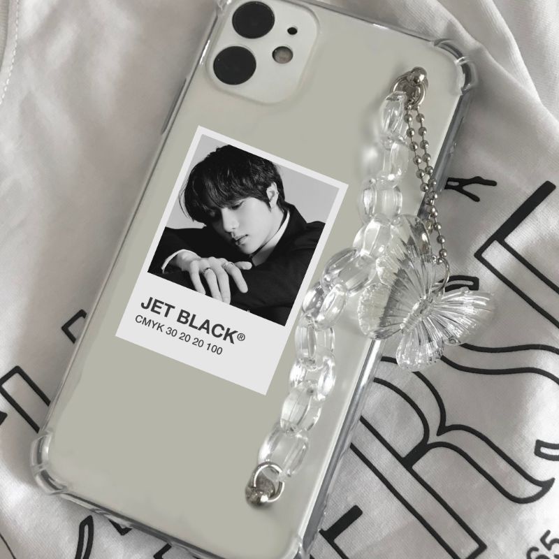 Chain Case TXT Butterfly Pantone Phone Grip Strap Casing