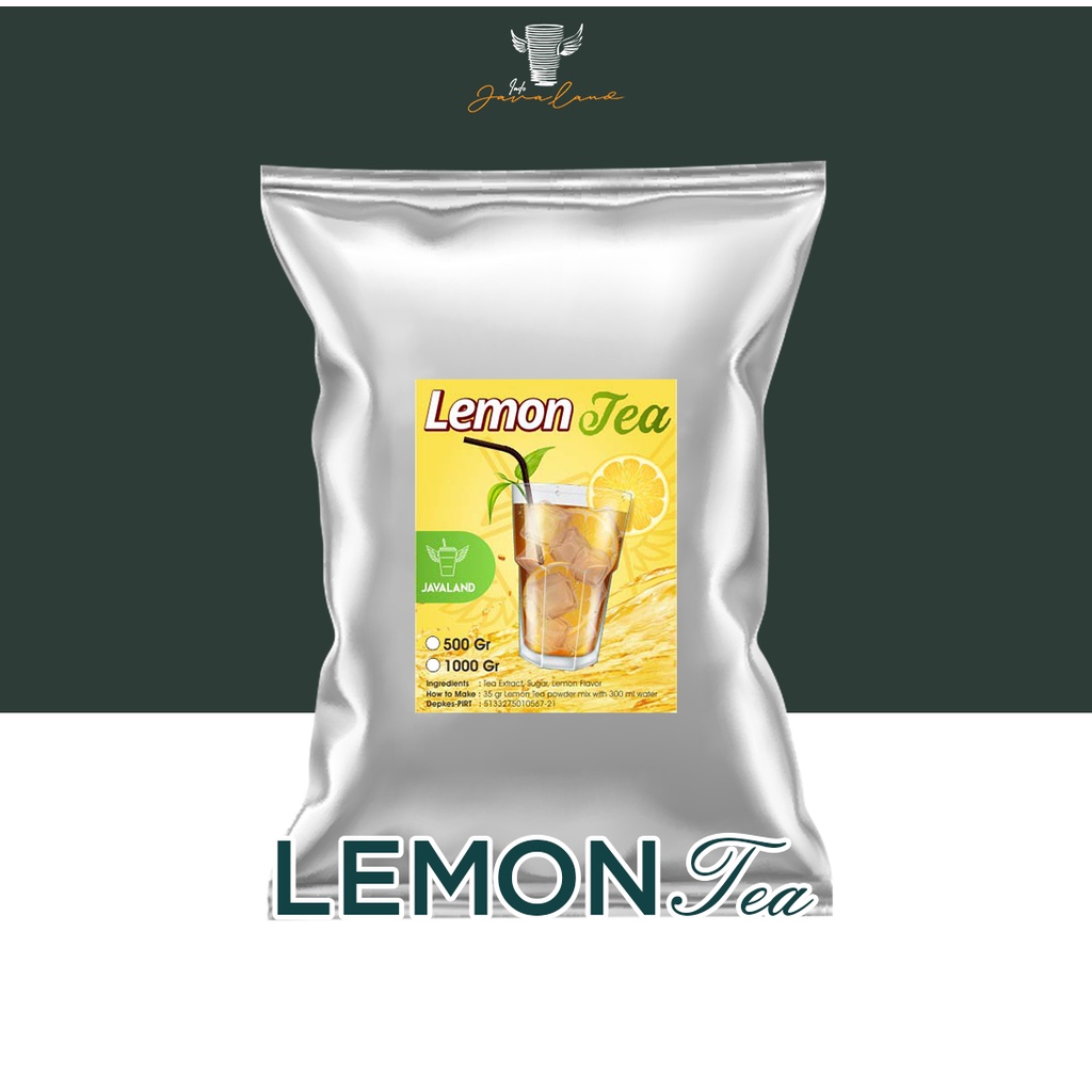 

Javaland Bubuk Minuman Rasa Lemon Tea / Teh Lemon 1Kg - Regular Plain | Es Teh