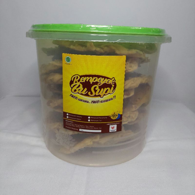 

Rempeyek Kacang Toples Bu Supi