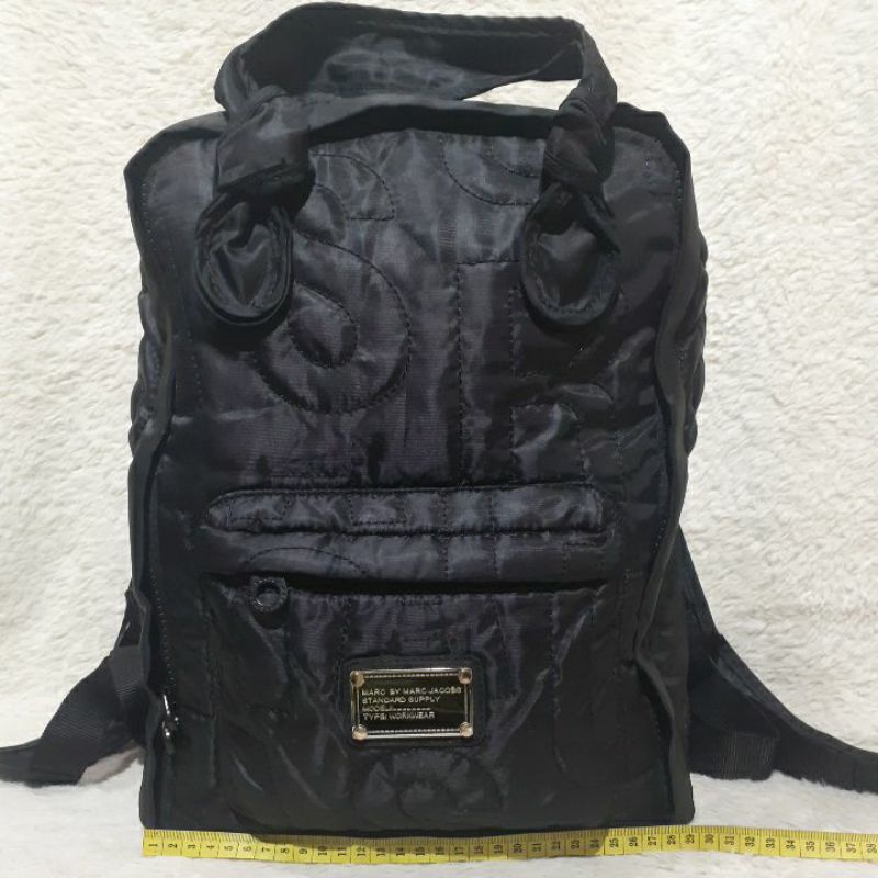 Tas Ransel Second / Preloved / MARC BY MARC JACOB Backpack Hitam / Bekas