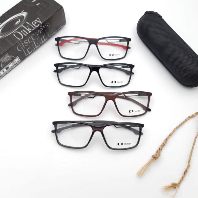 Frame Kacamata Cowok/Pria Premium Lensa Minus+Antiradiasi