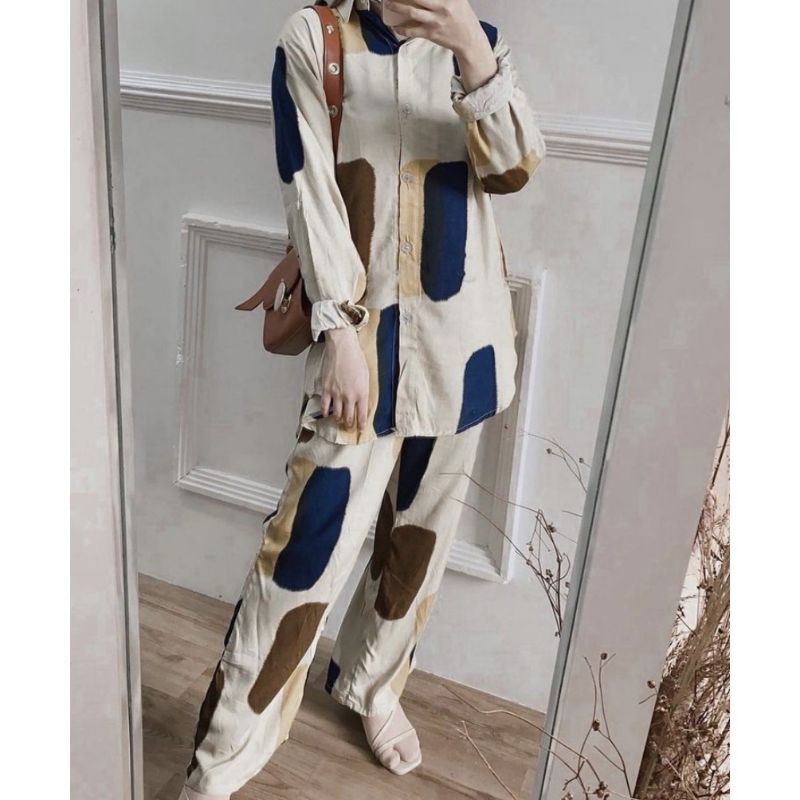 Set Baju Panjamas Wanita Rayon