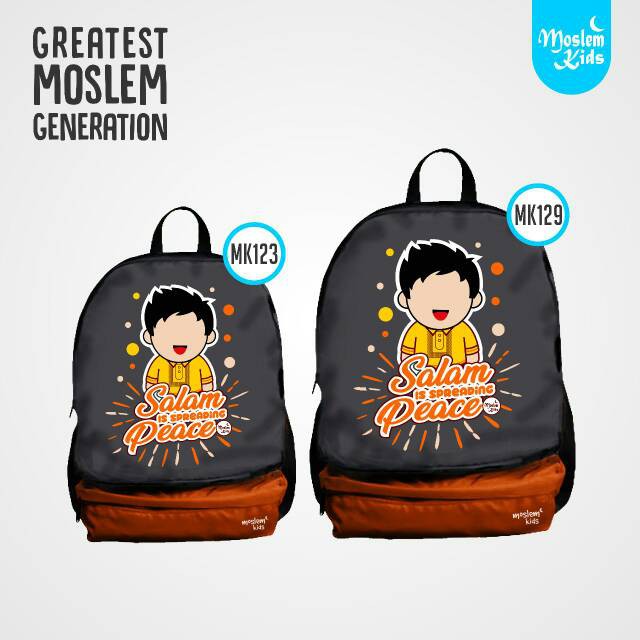 Tas anak muslim - moslem kids - backpack large sd smp