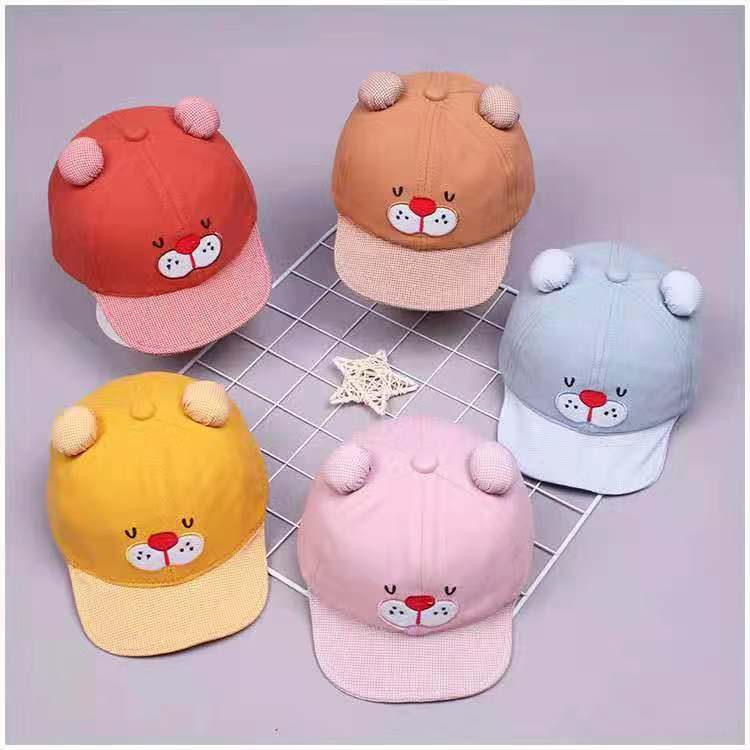 topi anak katun 3d karakter lucu impor bahan premium model terbaru 2021