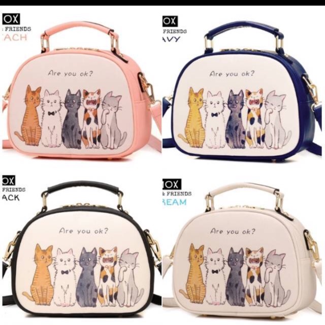 

Cute cat bag