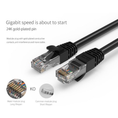 Kabel lan orico cat6 3m Ethernet Gigabit network PUG-C6-30 - cable internet rj45 3 meter CAT 6